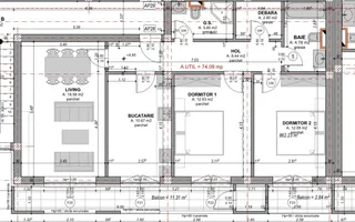 Apartament 3 camere | 74mpu | zona Doamna Stanca - Poză 12