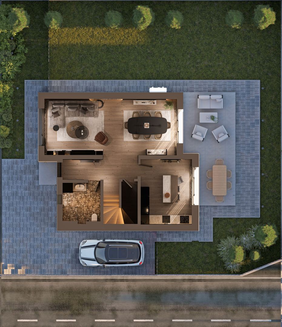 VIVO Residence | Vila P+1+Pod | 180 mp utili | 350 mp teren | Premium - Schiță 11