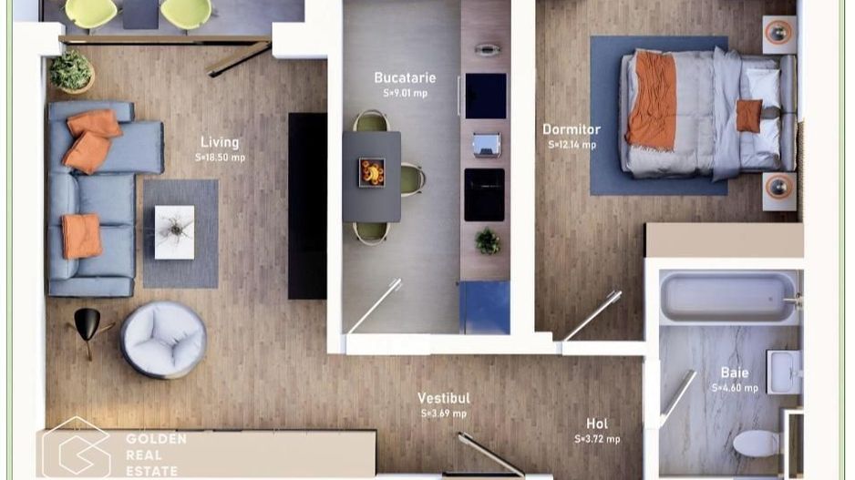 Apartament 2 camere zona Nord – Finalizare Martie 2026 - Poză 7