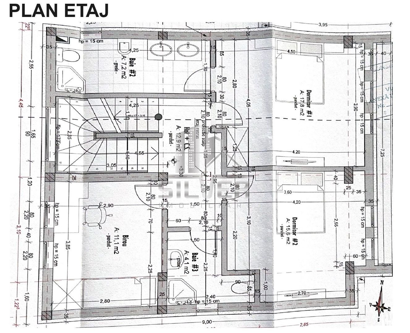 Casa Individuala cu panorama superba, in Floresti, zona exclusiva - Poză 3