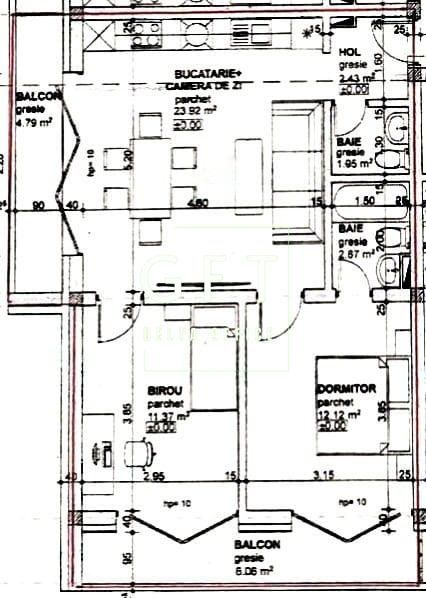 Apartament 3 camere-2 balcoane-etaj 1- Zona  Calea Moldovei - Poză 1