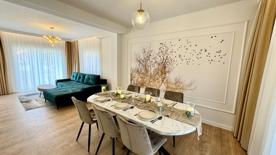 Casa noua, mobilata si utilata- Panorama catre munti- Teren 714mp - Poză 3