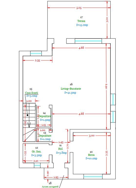Duplex de vanzare la liziera padurii - 130 mp, 4 bai & 4 dormitoare - Poză 38