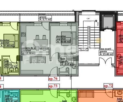 Apartament cu 2 in Complexul Vasile Alecsandri 72E - Poză 3