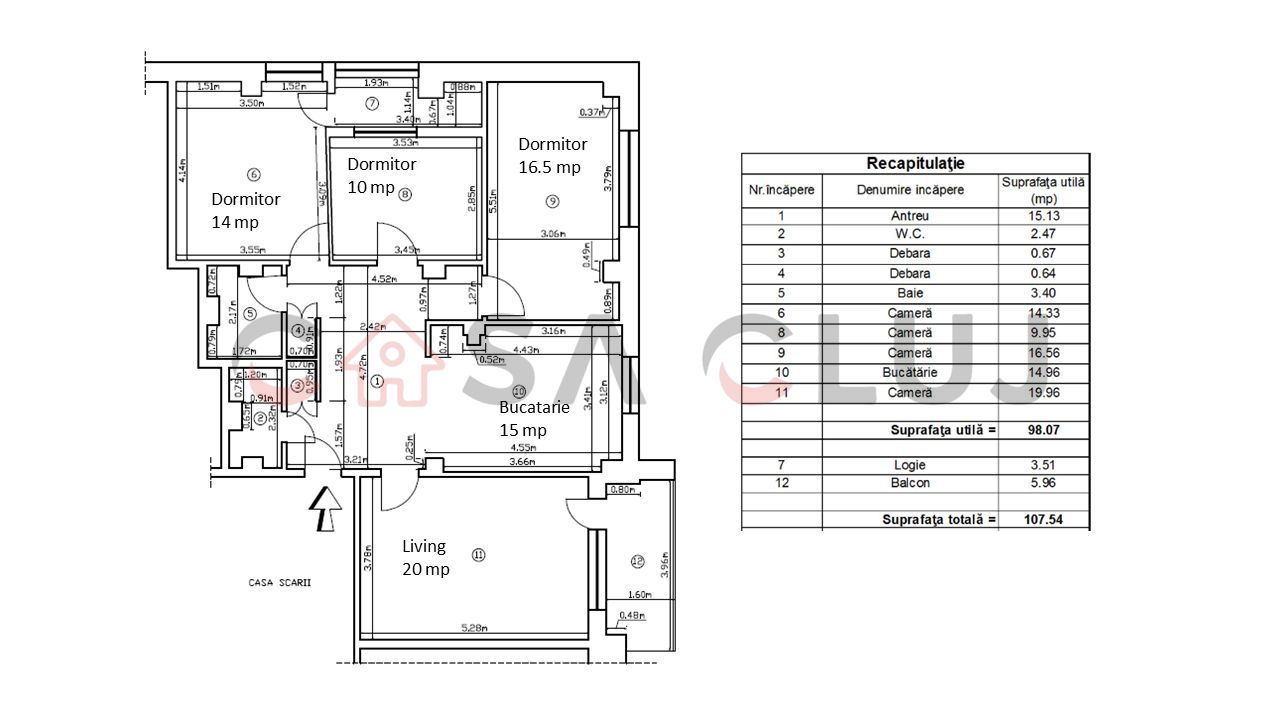 Apartament 4 camere - Grădini Mănăștur - finisaje premium - Poză 15