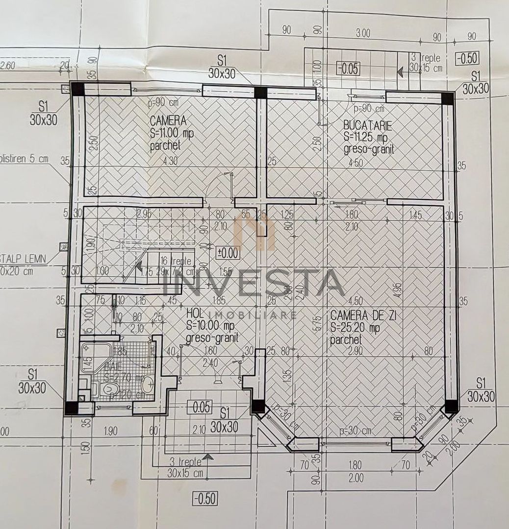 Casa 5 camere 119 mp utili, garaj si curte, strada privata, Campului - Schiță 15