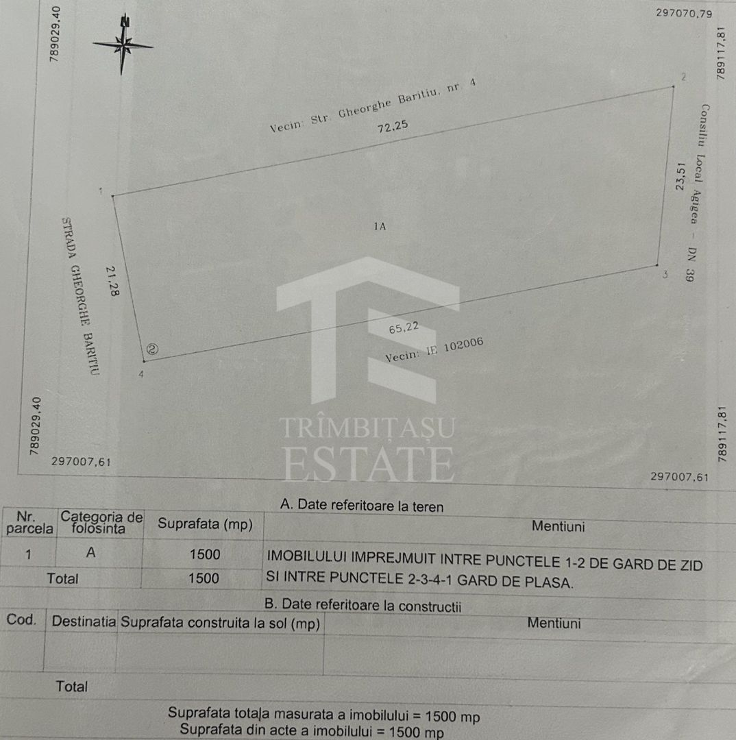 Teren intravilan 1500 mp dubla deschidere Lazu Benzinaria Rompetrol - Poză 6