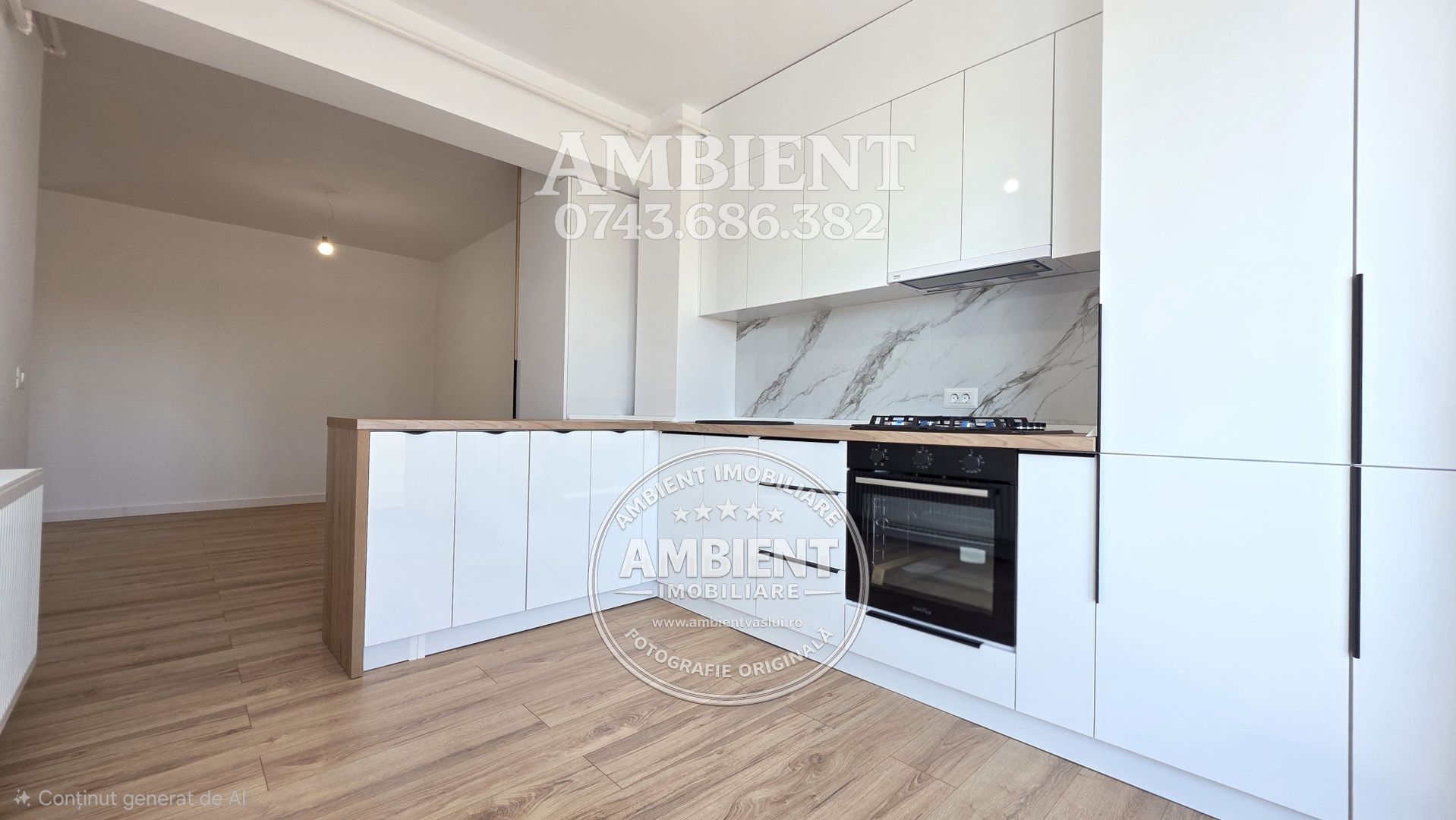APARTAMENT cu 2 camere, 53 mp, ETAJ 1, MOBILAT și UTILAT, Complex LOGICENT; - Poză 12