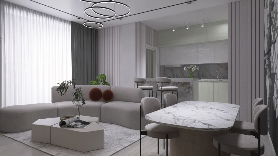 Apartament de vanzare 2 camere | Bragadiru Cartierul Latin Ghencea - Poză 6