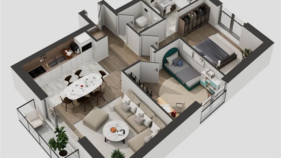 Apartament 3 camere | Piata Presei - Poză 10