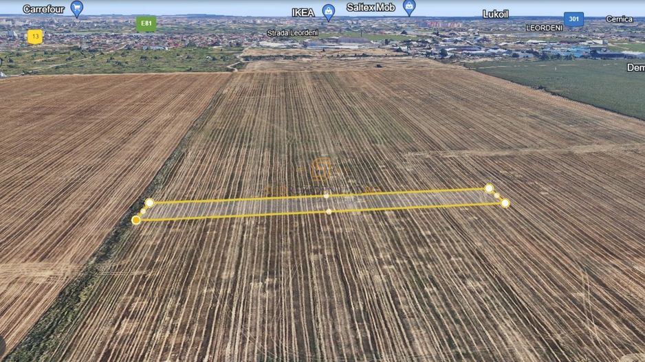 Teren 5000 mp, deschidere dubla - Popesti Leordeni, zona excelenta - Poză 1