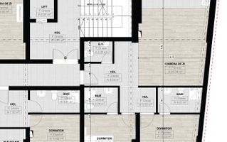 3 camere - 3 bai -Bloc Nou- Incalzire in pardoseala - Parcare - Poză 2