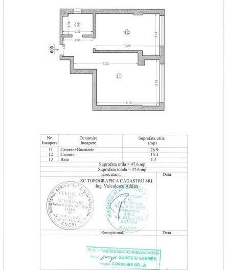 Apartament 2 camere 100m de mare - Building Stefan Mamaia Nord - Schiță 13