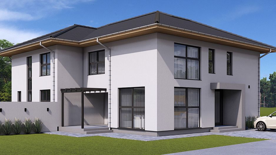 Casa la cheie 4 camere,120 mp,512 mp teren,cu gard si pavaj - Poză 8