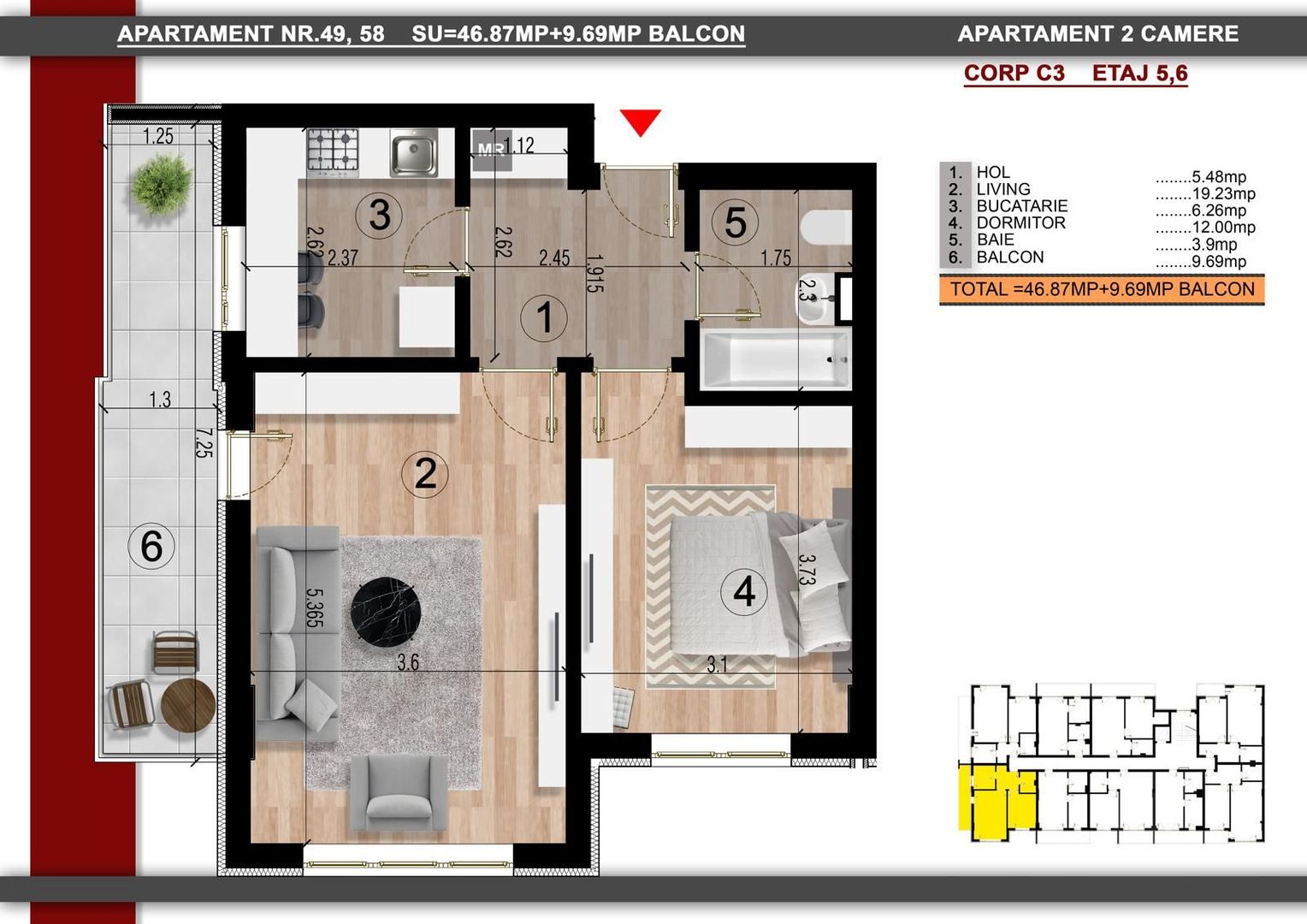 2cam.dec. gata-57mp-la aprox. 15min metrou Leonida/Berceni - Poză 3