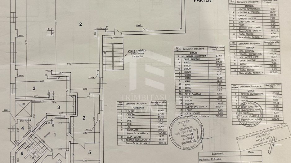 VATRA LUMINOASA -Agricultori | Cladire 1900mp din 2001 | Teren 1030mp - Schiță 3