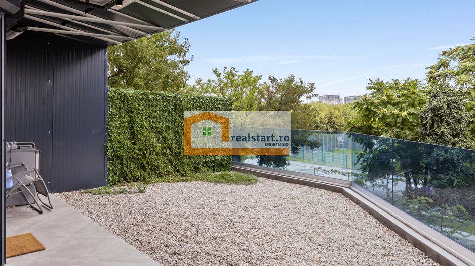 Parter Inalt, Terasa 38 mp vedere parc, mobilat si utilat premium - Poză 1