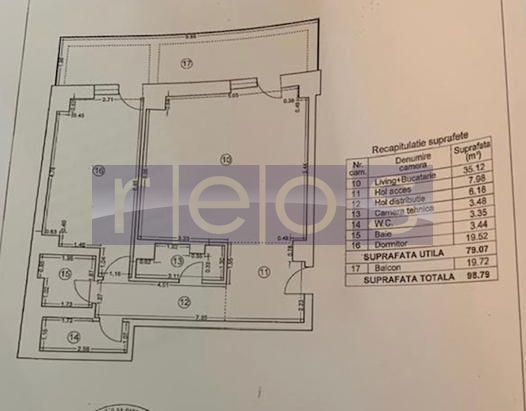 INCHIRIE APARTAMENT LUX 2 CAMERE 2 BAI 99MP PARCARE INCLUS VICTORIEI ROMANA - Poză 19