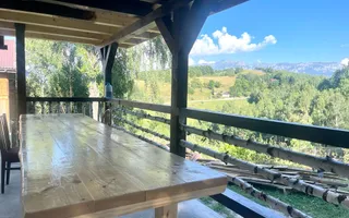 INVESTITIE Vila moderna + vila la rosu, teren 1480 padure - Poză 12