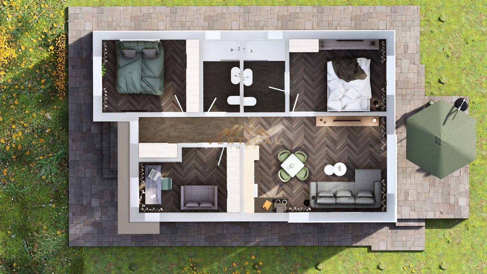 Casa ideala! 4 Camere, 2 Bai, Comuna Berceni - Poză 1