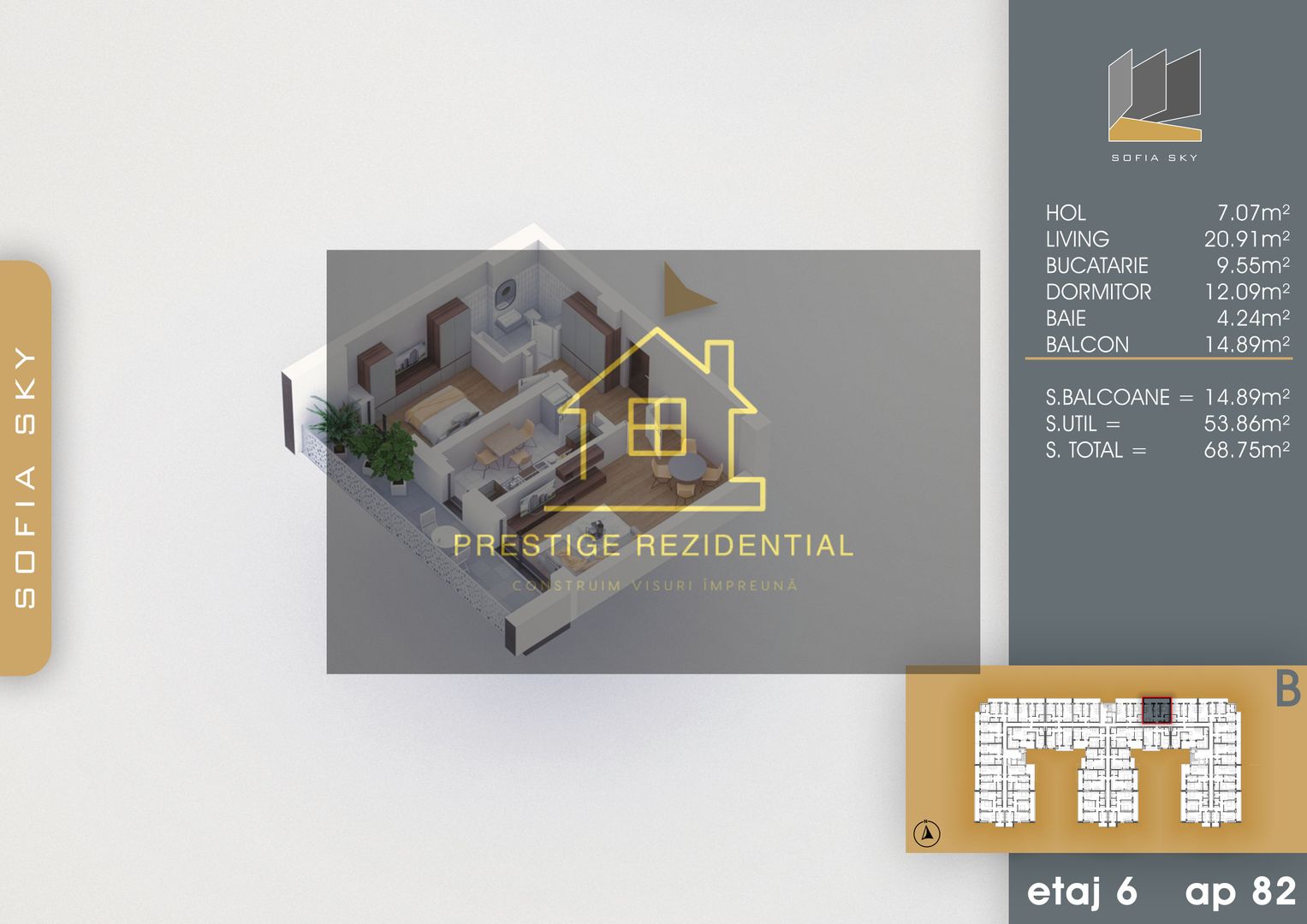 Apartament 2 cam-70mp-8-10 min.Metrou - Poză 2