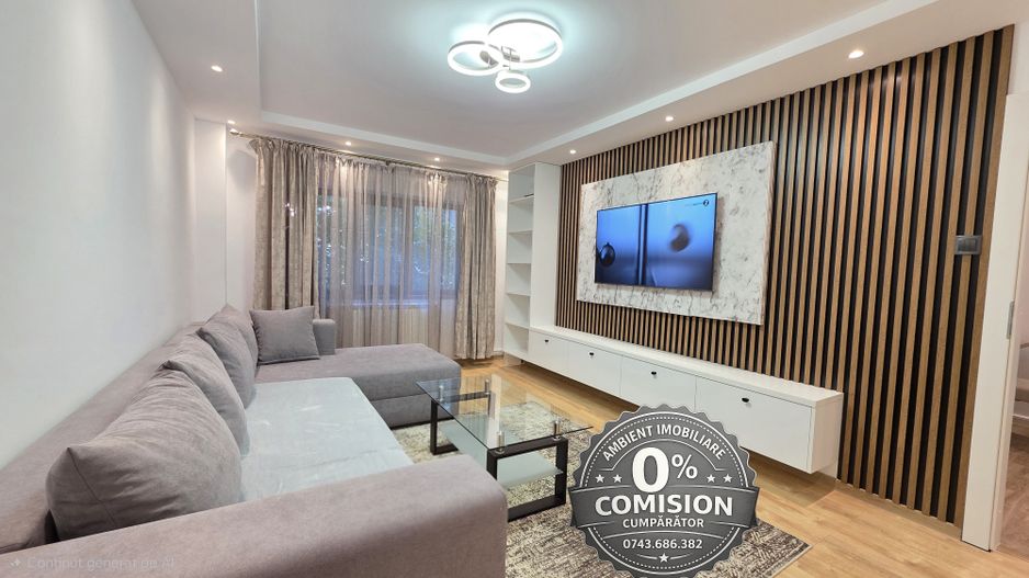 Apartament 2 camere, etaj 1, RENOVAT, mobilat și utilat, VASLUI - zona CARTIER; - Poză 8