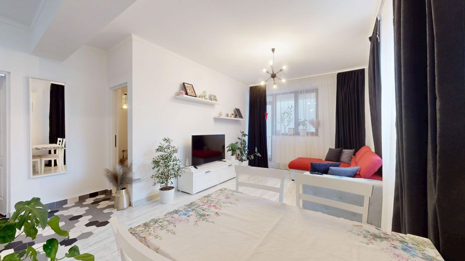 Apartament 2 camere mobilat - spatios 5 min metrou Straulesti - Poză 8