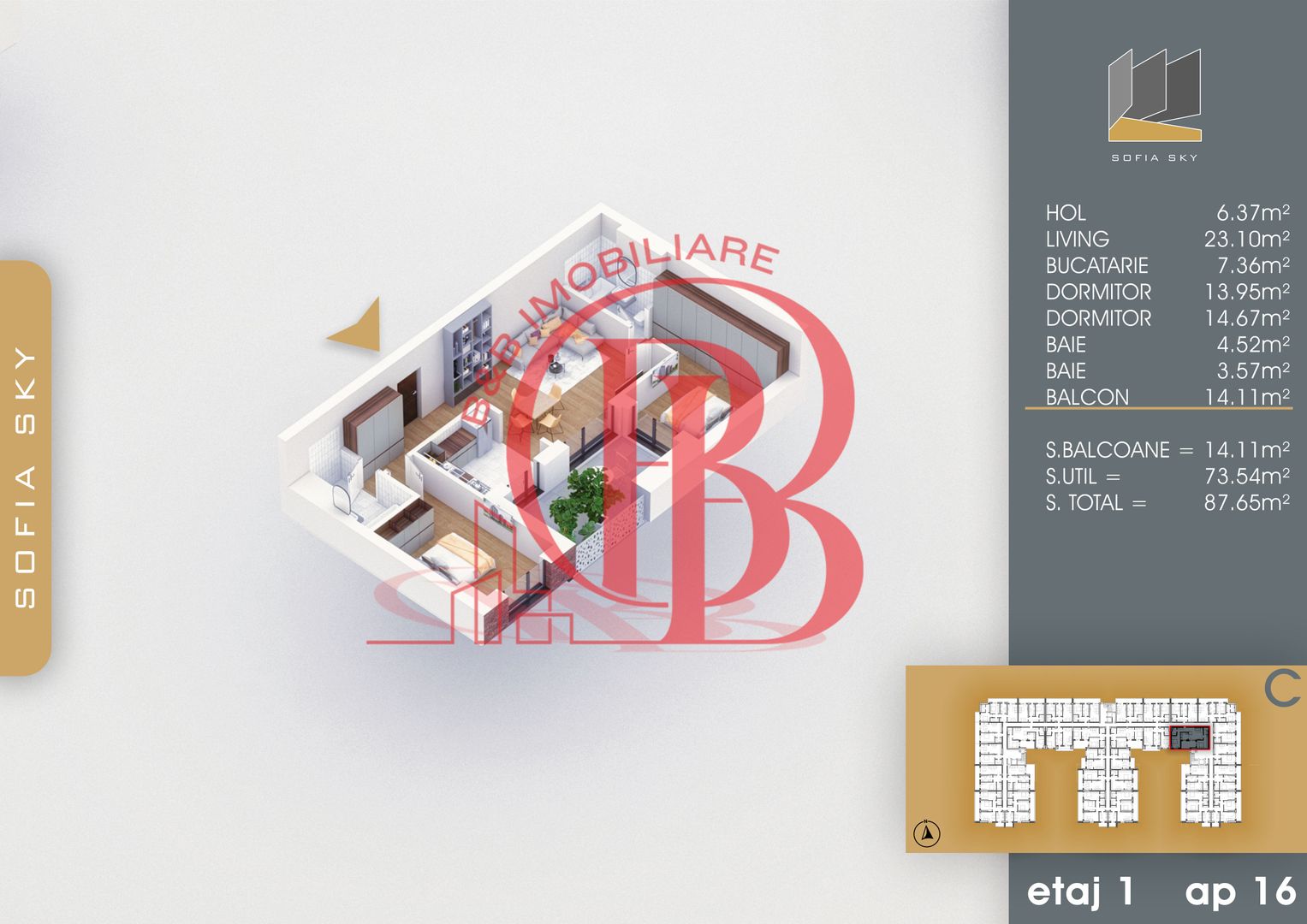 3 camere finalizat 7 minute Metrou Nicolae Teclu - Poză 7