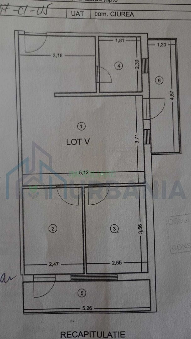 Apartament cu 2 camere, mansardă, Hlincea - 61,43 mp, loc de parcare - Poză 3