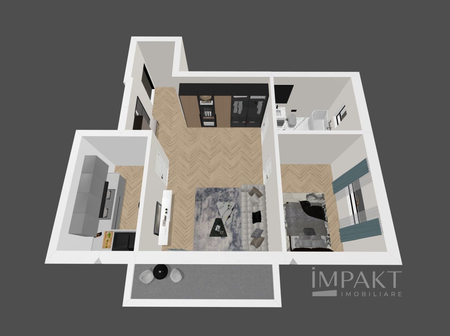 Apartament 2 Camere | Bucatarie Separata | Bloc Nou | Terra, Floresti - Poză 1