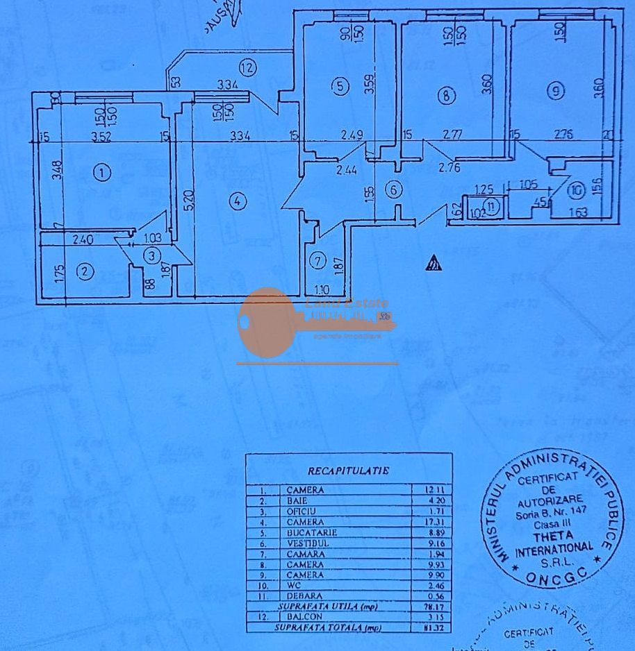 Apartament 4 Camere | Zona Tei - Schiță 7