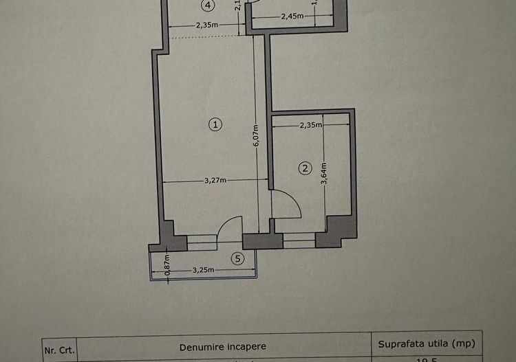 Studio 2 camere modern | Investiție cu randament | Etaj 3 | 40 mp - Poză 4