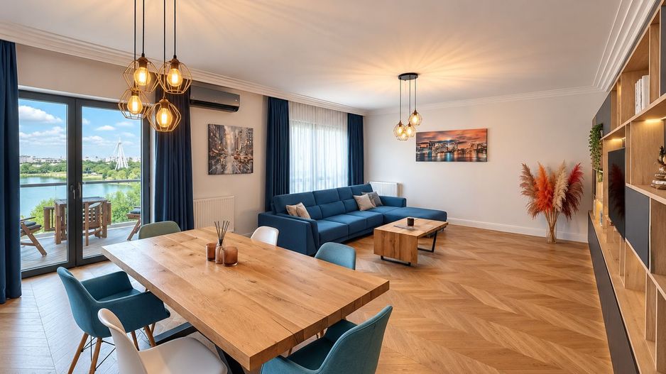 For Rent I 4-room Luxury Apartment I Lake View I Floreasca - Poză 3