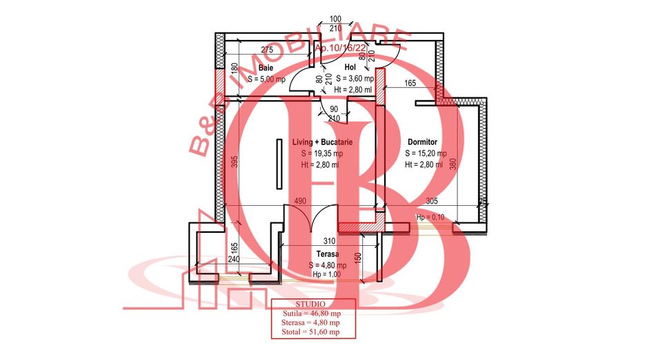 Apartament Modern 2 camere Comision 0% Theodor Pallady - Schiță 7
