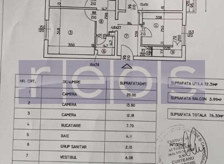 VANZARE 3 CAMERE -DECOMANDAT OCTAVIAN GOGA -UNIRII - Poză 12