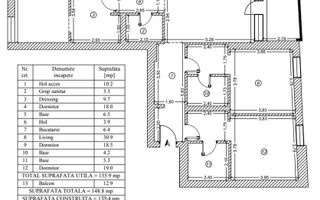 Apartament cu 4 camere in zona Floreasca - Aviatiei la intrare in parc - Schiță 17