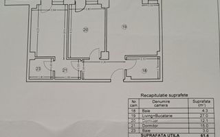 APARTAMENT 3 CAMERE / GHICA APARTAMENTS - Poză 10