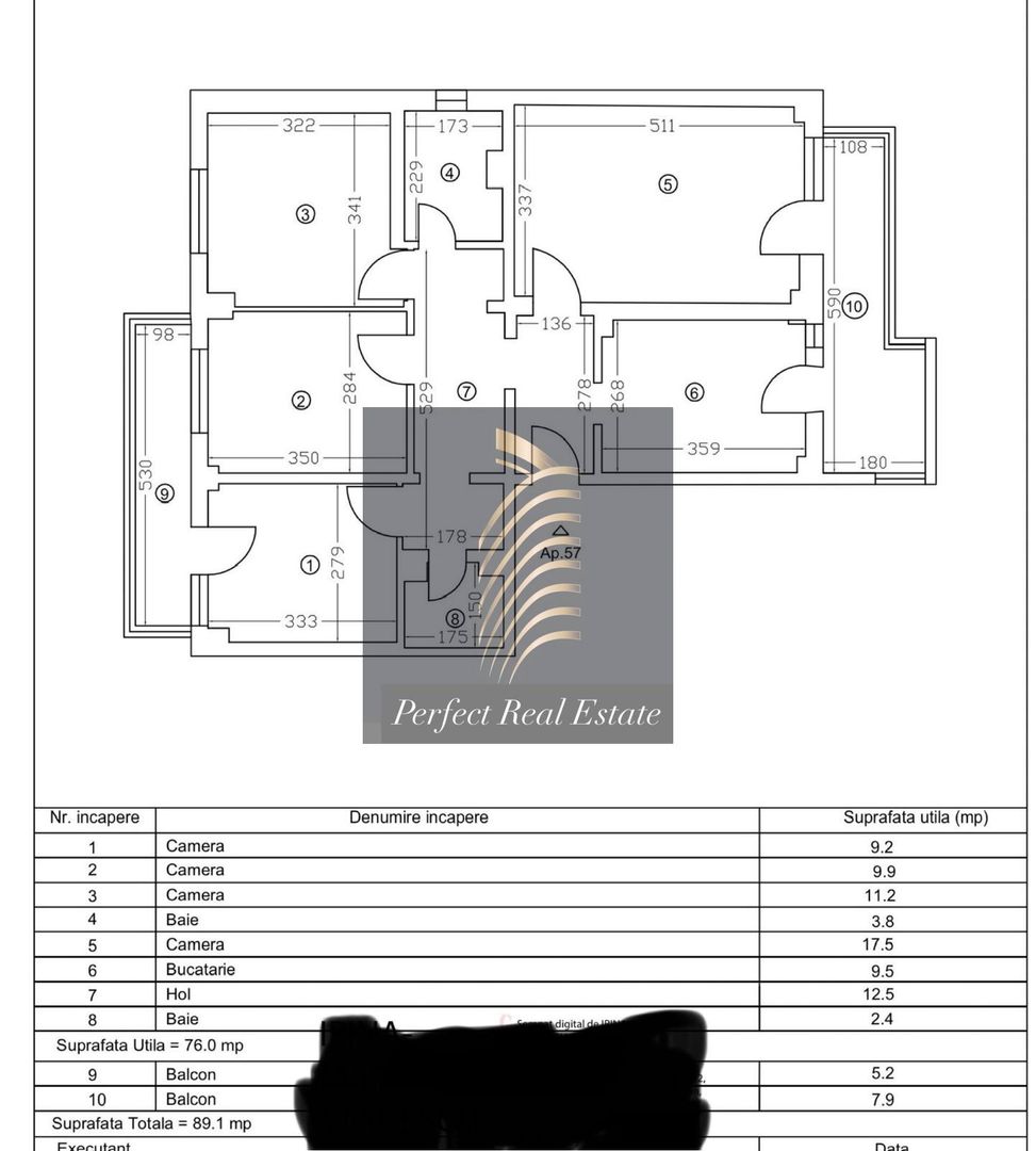 faleza Nord 4 camere decomanadat etaj 2 - Poză 1