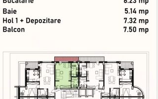 Vânzare, garsonieră, Armonia Residence, Brașov - Schiță 6