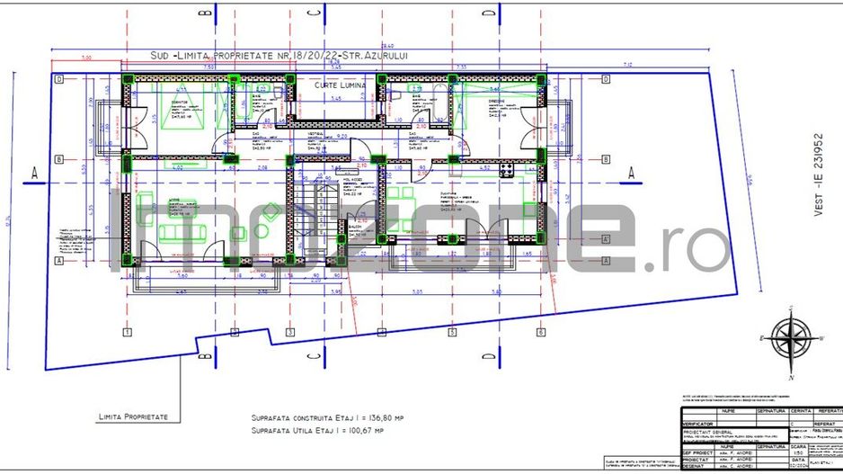 TEREN /PROIECT AUTORIZAT - MILITARI GORJULUI - 4 APARTAMENTE, P+2+M, COMISION 0% - Poză 4