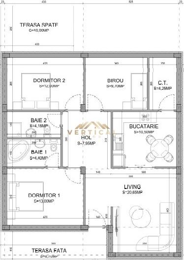 De vanzare casa ideala pe un singur nivel! Comuna Berceni/Vidra - Schiță 6