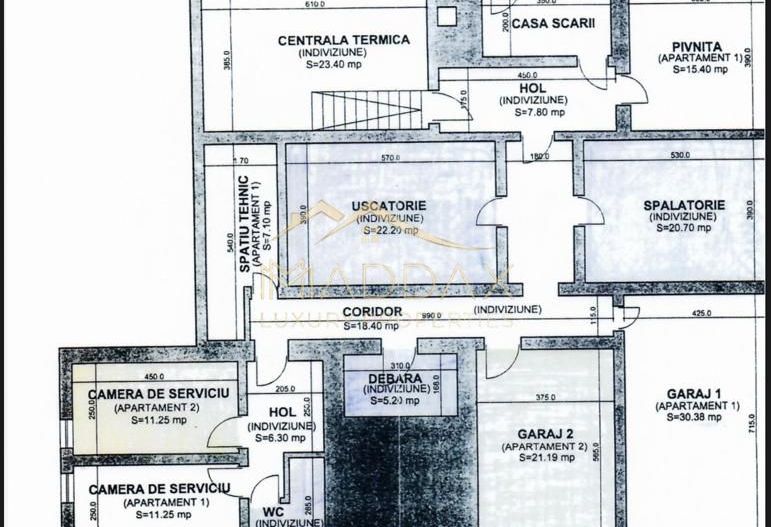 4 rooms ***203 SQM useful*** / 38 SQM terrace + garage / Primaverii - Schiță 42