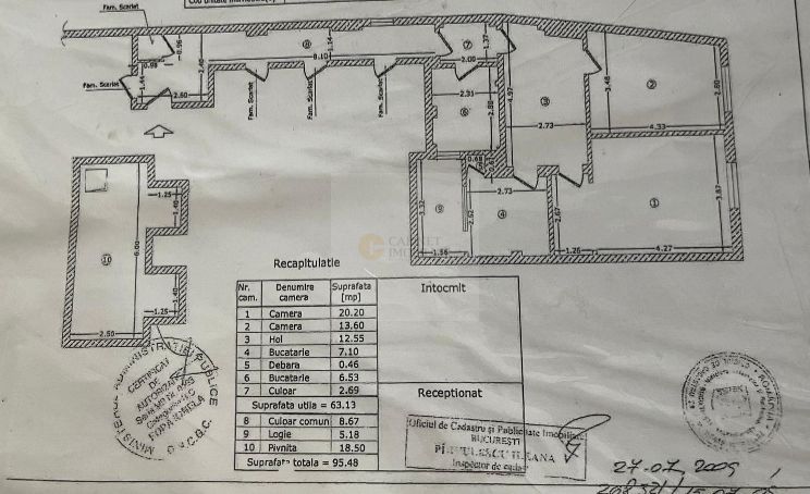 2 camere | Mihai Eminescu -Blvrd Dacia | Centrala Proprie | 68 mp - Poză 14