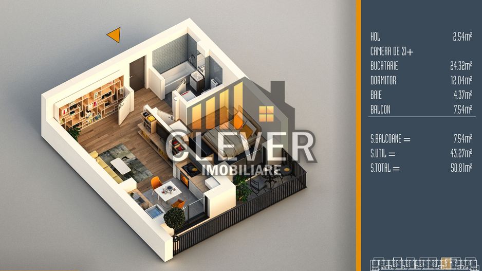 PROMO Apartament 2 camere-Ideal Investitie Theodor Pallady - Poză 2