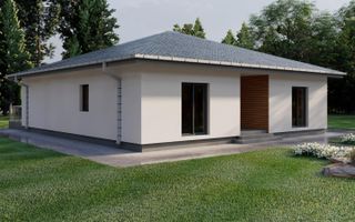 Casă nouă NZEB în Arad – Poltura | 150 mp construiți | Teren 539 mp | Proiect Ak - Poză 3