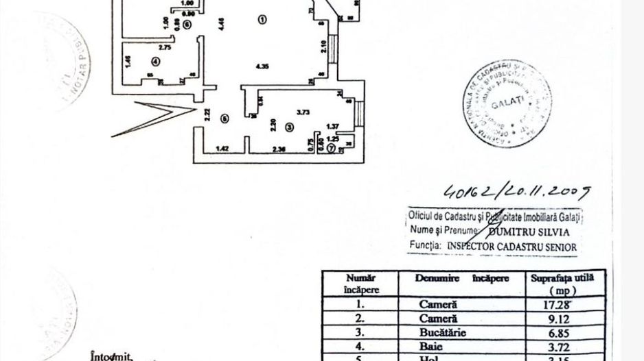 De vanzare apartament cu 2 camere Mazepa 2, 62.000 euro - Poză 5