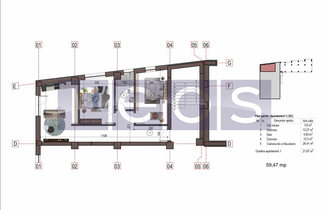 VANZARE 2 CAMERE | DECOMANDAT | ZONA NICOLAE GRIGORESCU - Poză 3