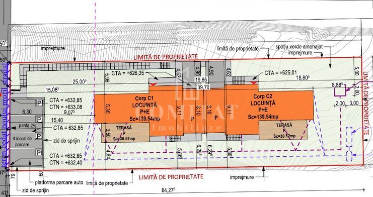 Teren cu autorizație duplex | Oportunitate–Feleacu - Schiță 11