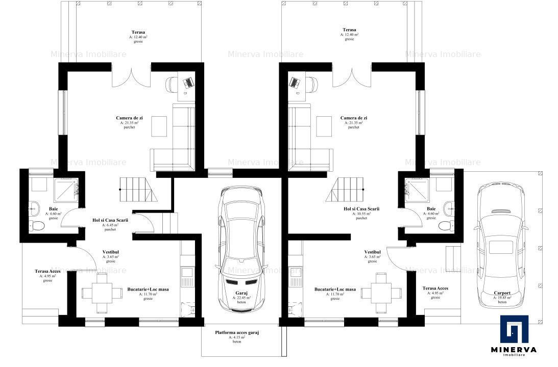 Duplex 3 dormitoare| Mosnita Noua - Serena1 | toate utilitatile |COMISION 0 - Poză 36