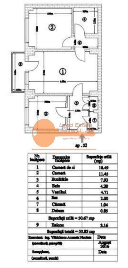 Apartament cu 2 camere in zona Pacii - Poză 1